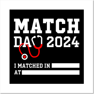 Match Day 2024 Medical Residency NRMP School Graduate Season Posters and Art